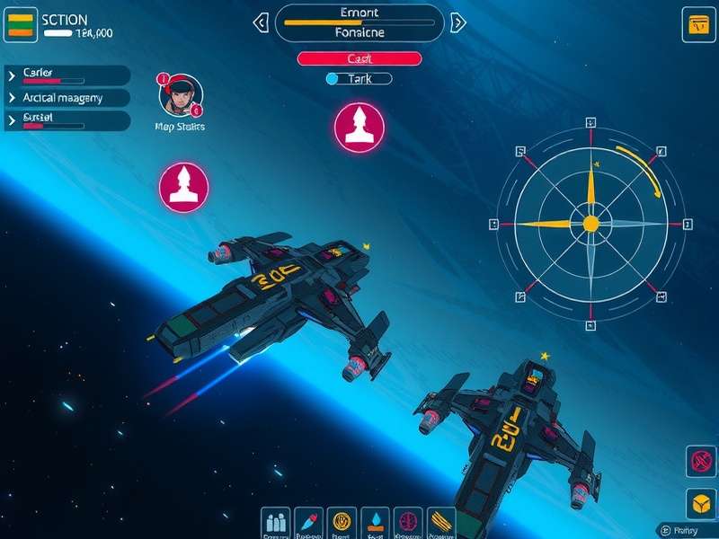 Space Pioneer economic management interface